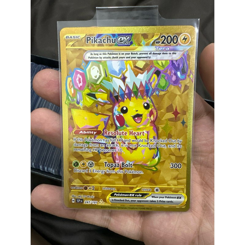 (EN)Surging Sparks Pikachu ex 247/191 Ultra Rare English | Shopee Malaysia