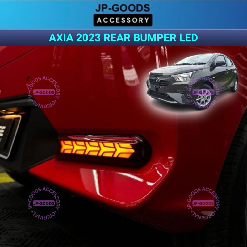Perodua Axia 2023 - 2024 D74A Rear Bumper Reflector Running LED Light ...