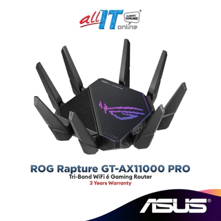 Asus ROG Rapture Tri-Band Wi-Fi 6 Gaming Router GT-AX11000 Pro