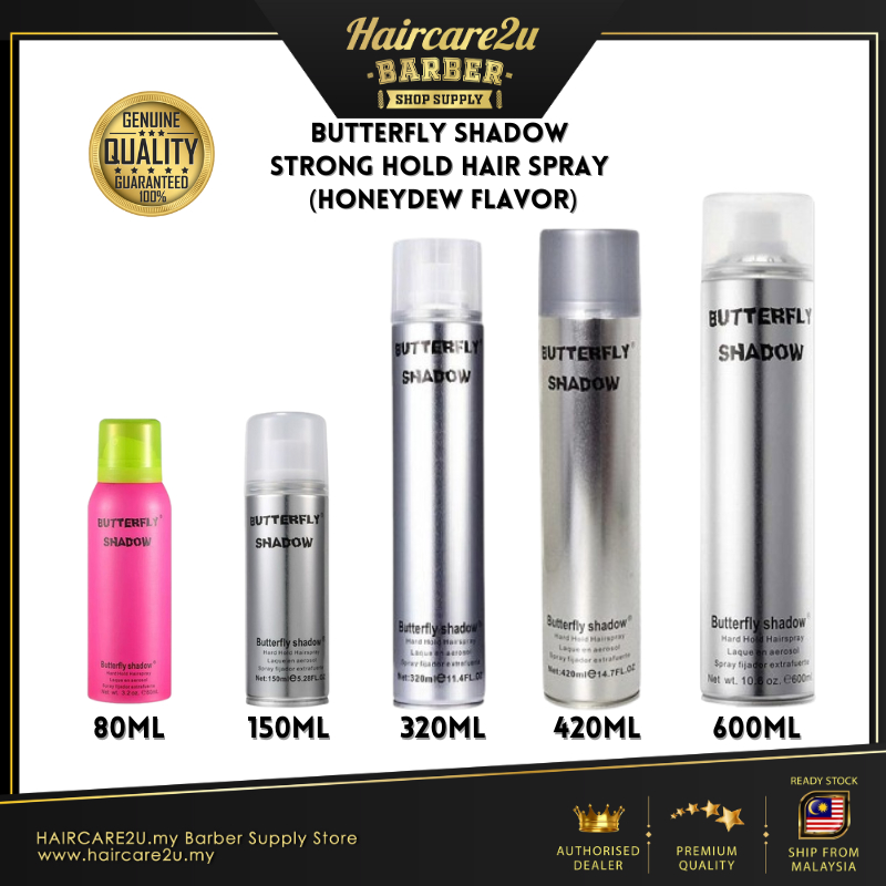 Butterfly Shadow Strong Hold Hair Spray (Honeydew Flavor) | Shopee Malaysia