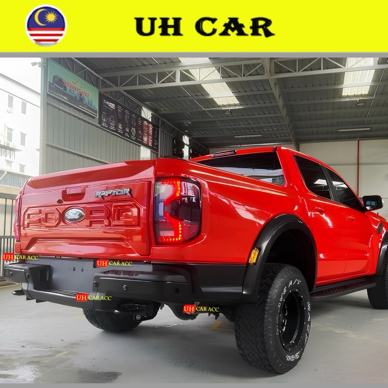 (RAPTOR DESIGN) Ford Ranger T6 T7 T8 T9 Oem Raptor Design Rear Bumper ...