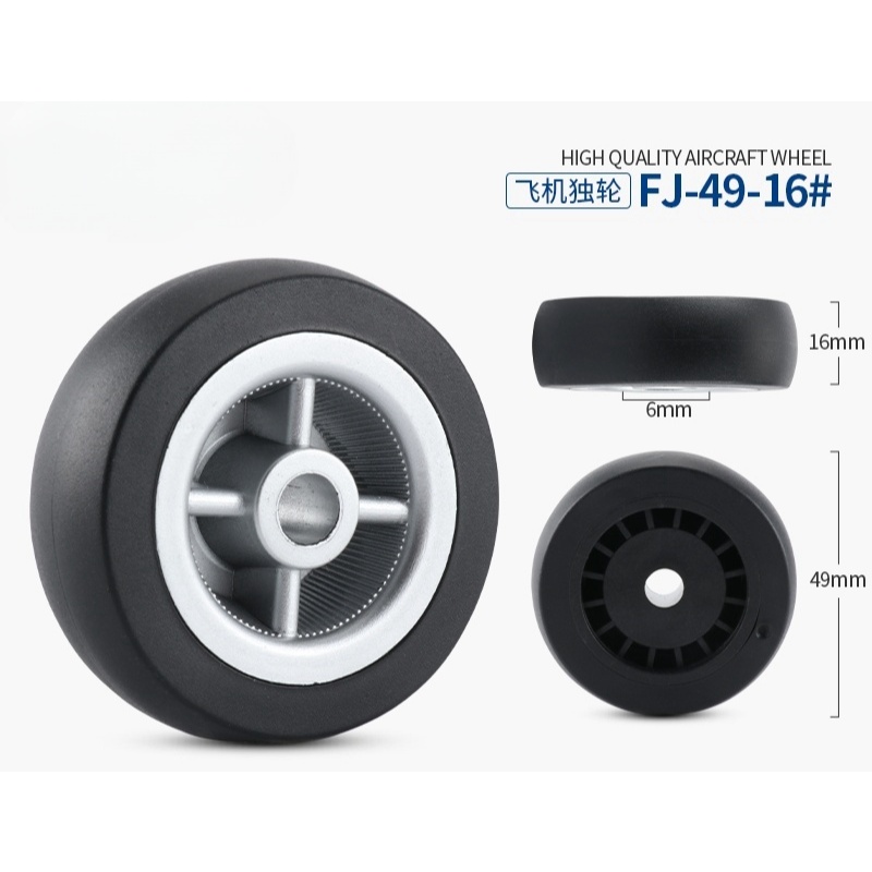 Luggage Rubber Swivel Wheels Rotation Suitcase Replacement Casters ...