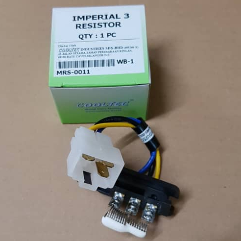 BLOWER RESISTOR / RESISTANT / REGULATOR - IMPERIAL 3 RESISTOR C/W WIRE ...