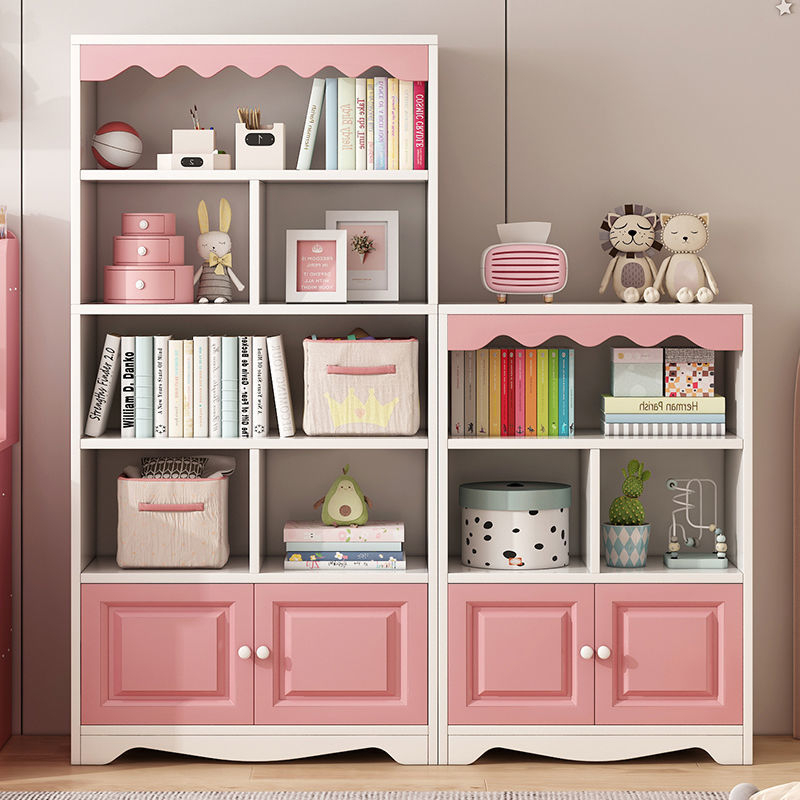 Children's bookshelf Living room storage rack kindergarten storage ...