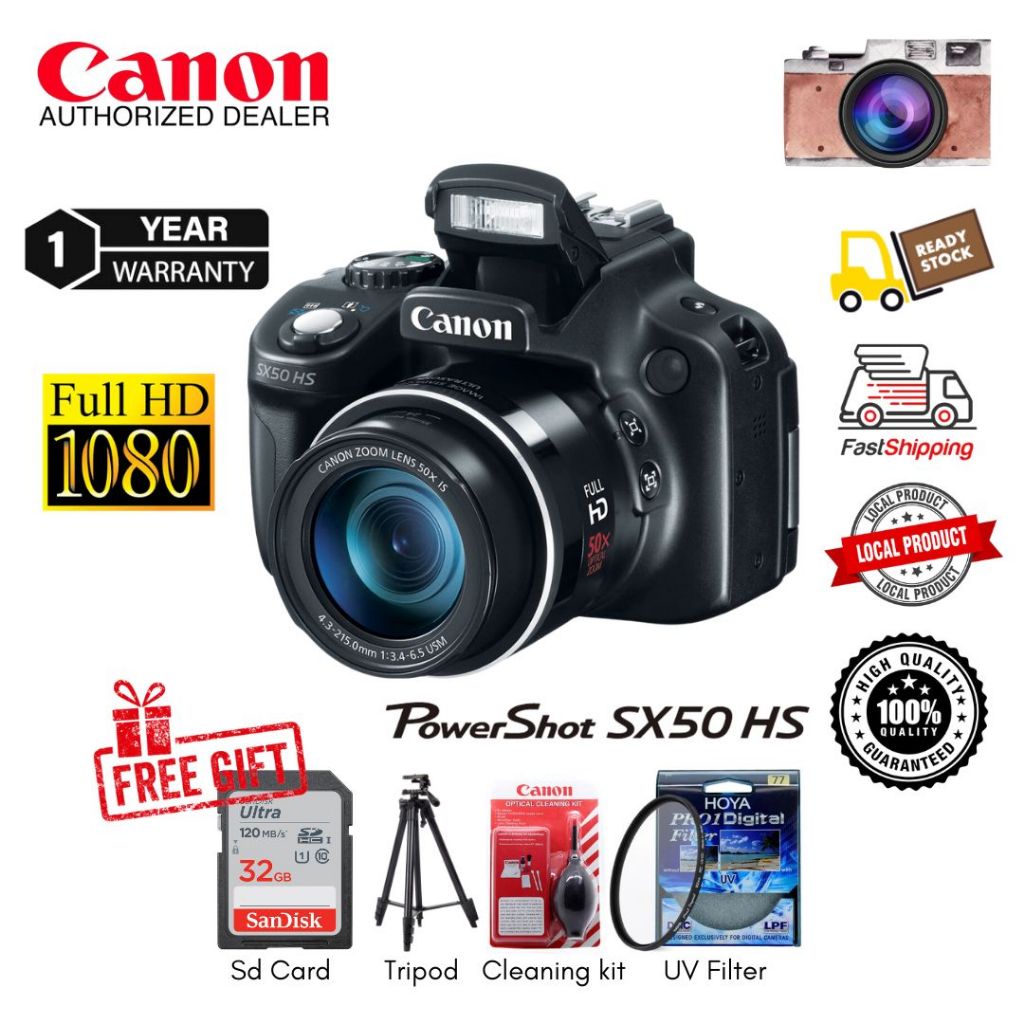 canon powershot sx50 hs 50x optical zoom digital camera