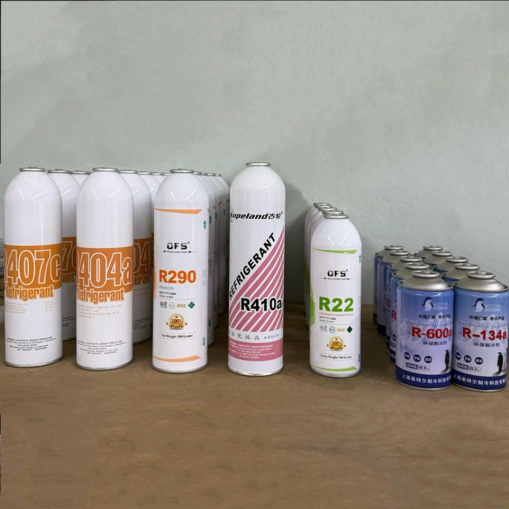 【R134A R22 R32 R290 R404A R407C R410A 600A GAS 冰柜制冷剂 99.99% pure ...