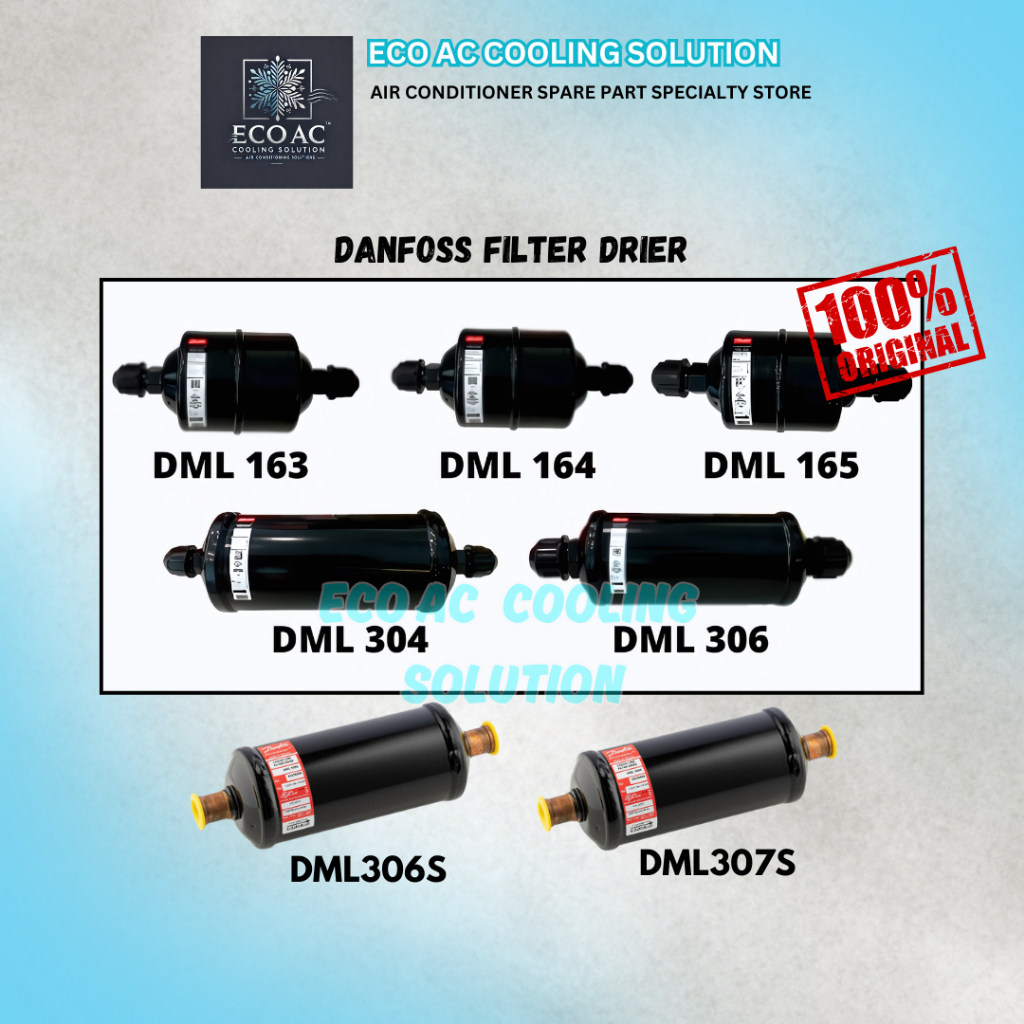 DANFOSS FILTER DRIER / 干燥过滤器 - DML163 , DML164 , DML165, DML304 ...
