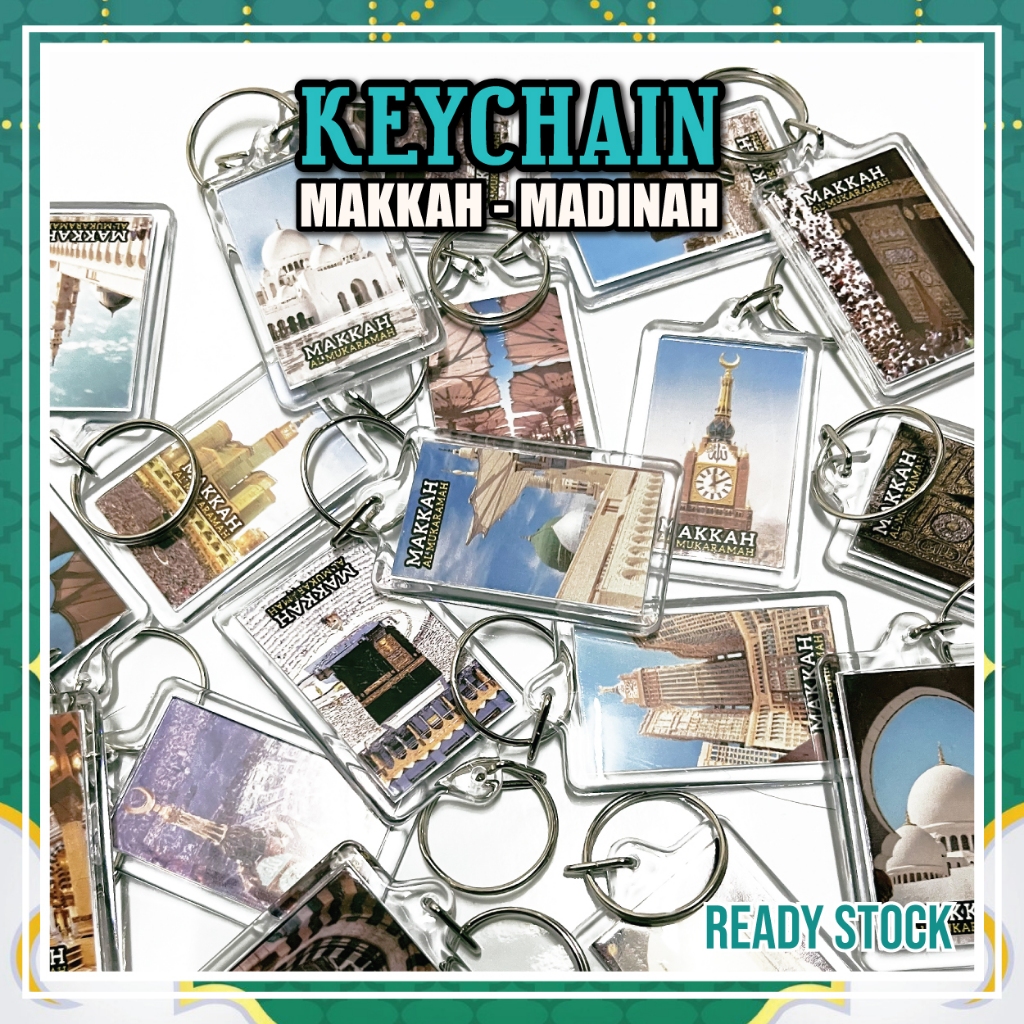 Keychain MAKKAH & MADINAH | Doorgifts | Souvenir | Shopee Malaysia