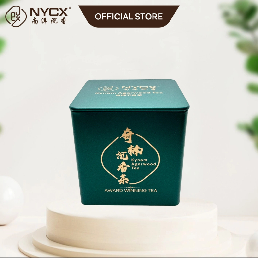 Premium Kynam Agarwood Tea 奇楠沉香茶 - NYCX 南洋沉香 -New Tin Packaging ...