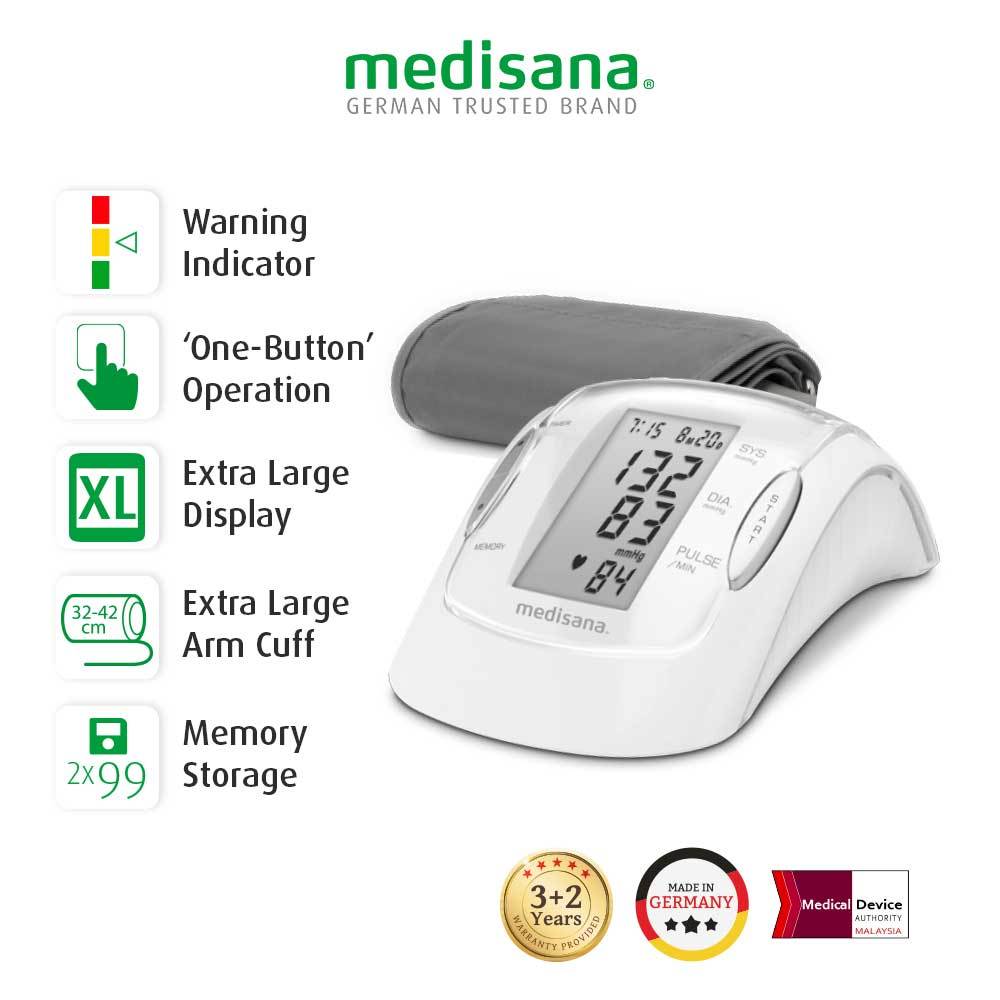 Medisana MTP Upper Arm Blood Pressure Monitor | Accurate & Easy-to-Use ...