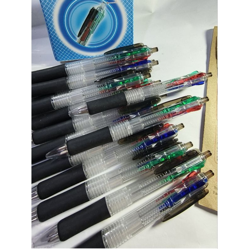 4 in 1 colors Ballpoint Pen 0.7mm | Shopee Malaysia