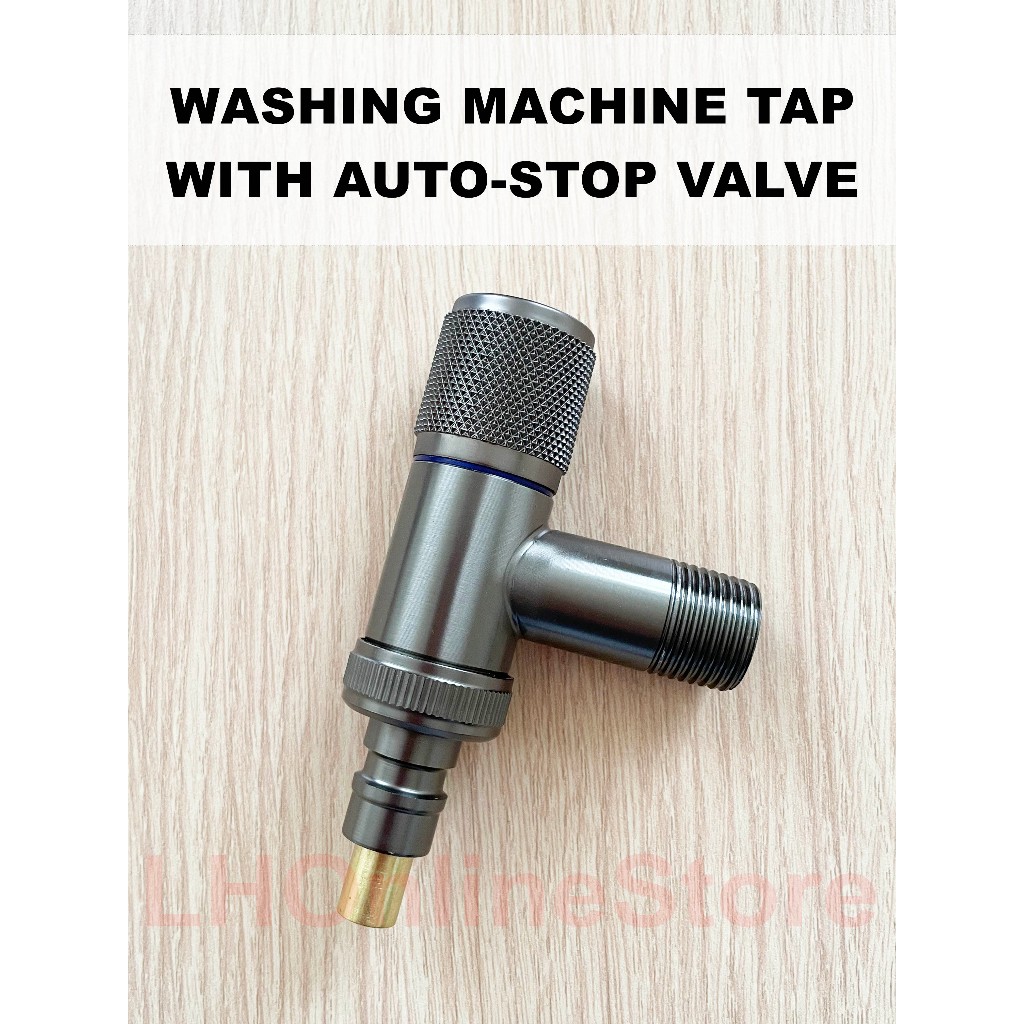 (A CLASS) WASHING MACHINE TAP WITH AUTO-STOP VALVE/KEPALA PAIP/BIB TAP ...