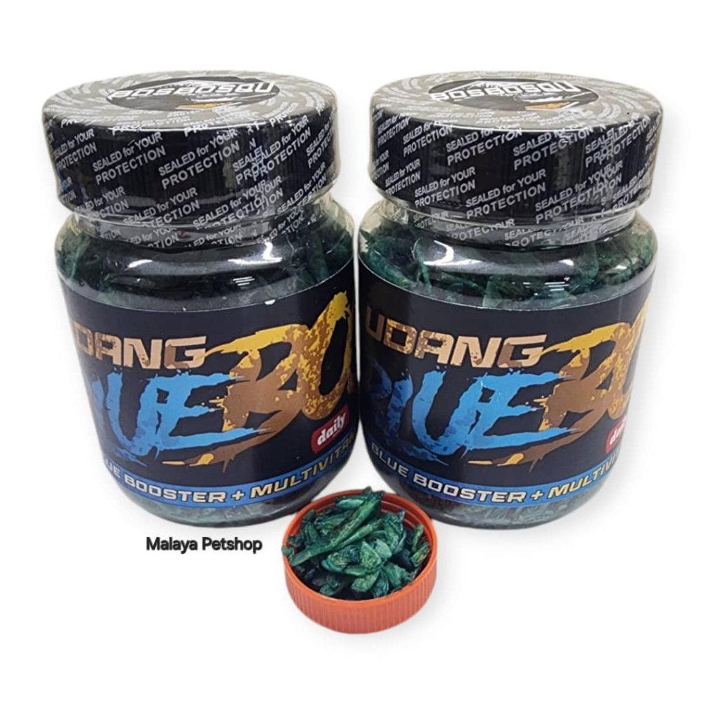 Udang Blue Bos Daily 50 gram ( Udang Blue Booster + Multivitamin ...