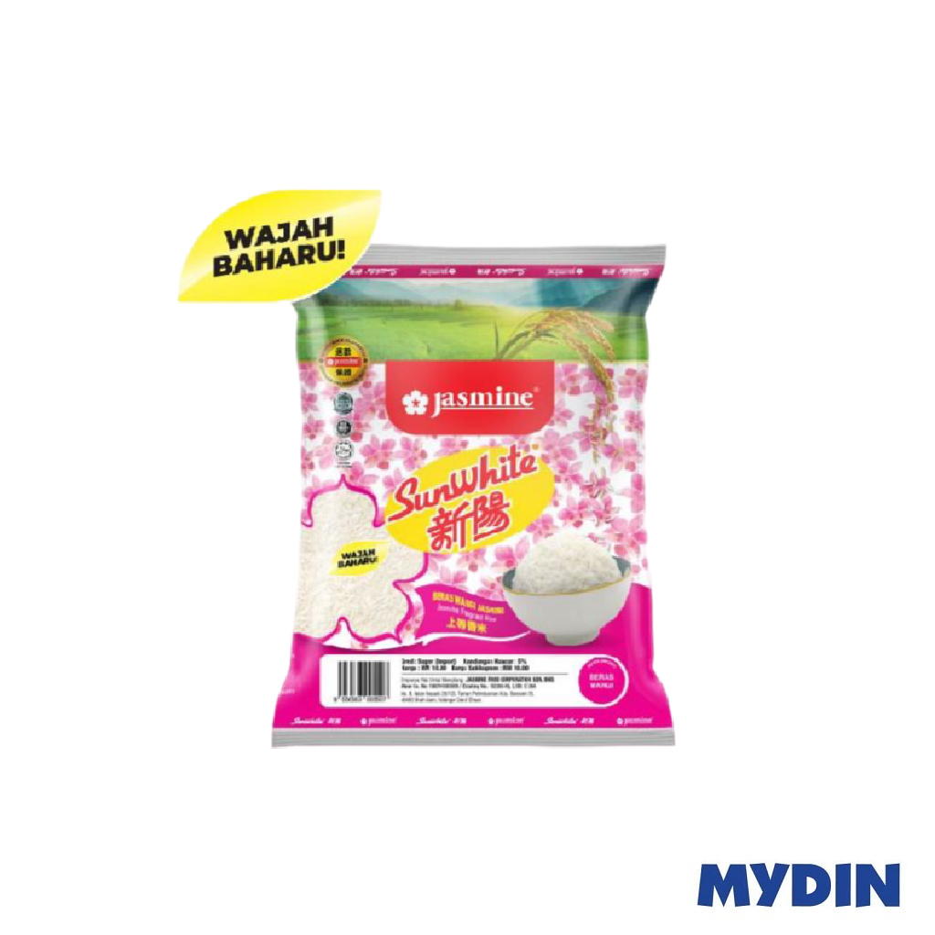 Jasmine Sunwhite Fragrant Rice (1kg) | Shopee Malaysia