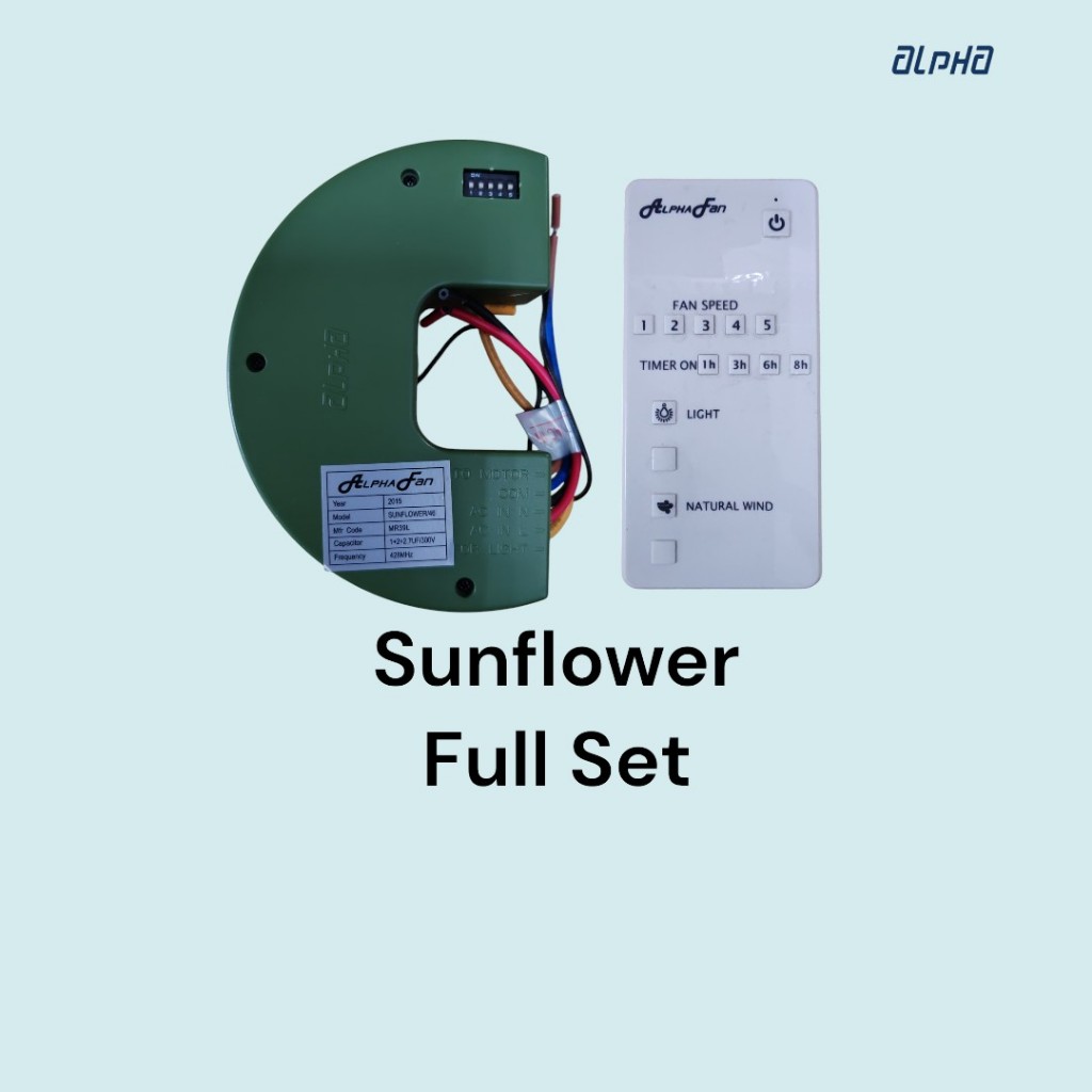 [ORIGINAL] ALPHA FAN PCB/RECEIVER ALPHA / SUNFLOWER MODEL | Shopee Malaysia