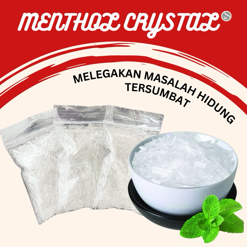 Menthol Crystal Mentol Crystal (Food Grade / tooth paste / decongestant ...