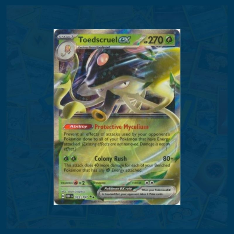toedscruel pokemon card value 213/091 Toedscruel Ex main image 1