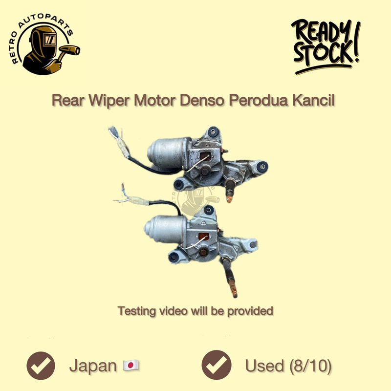 Rear Wiper Motor Denso Perodua Kancil (Used Japan) | Shopee Malaysia