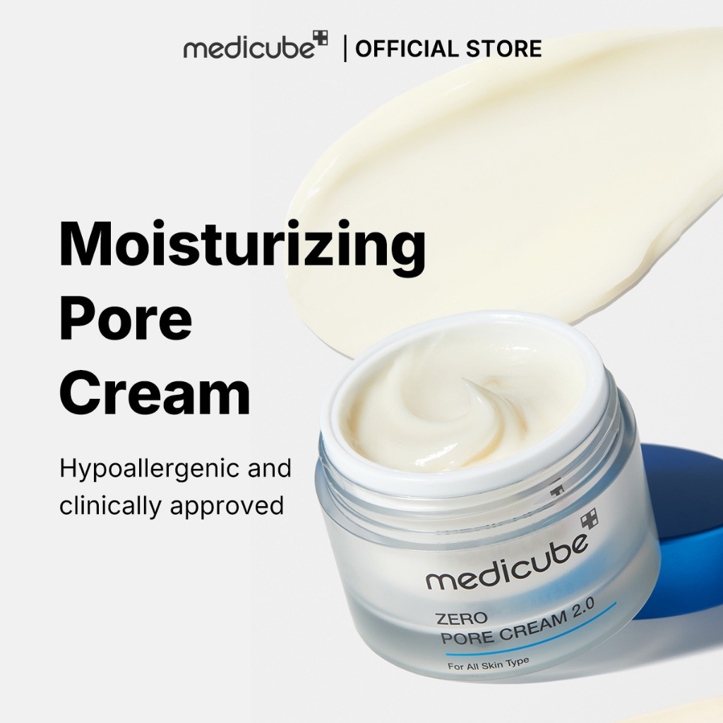 medicube official] Zero Pore Cream 2.0 | Gentle | Mild | Skin Barrier |  Hydration | Moisturizing | Shopee Malaysia