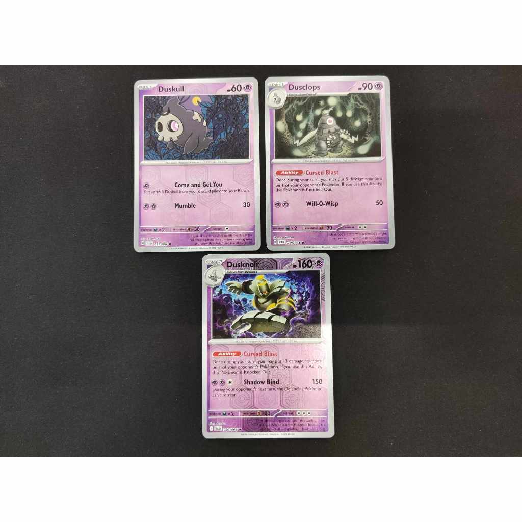 Pokemon TCG - Dusknoir [Set include Basic and Stage 1] [Dusclops] [Gym  Promo] | Shopee Malaysia