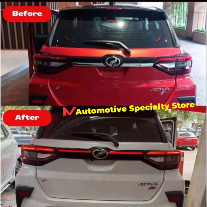 Raize ATIVA NIGHT RIDER Plug and Play Rear Bonnet Tail Gate Boot Center ...