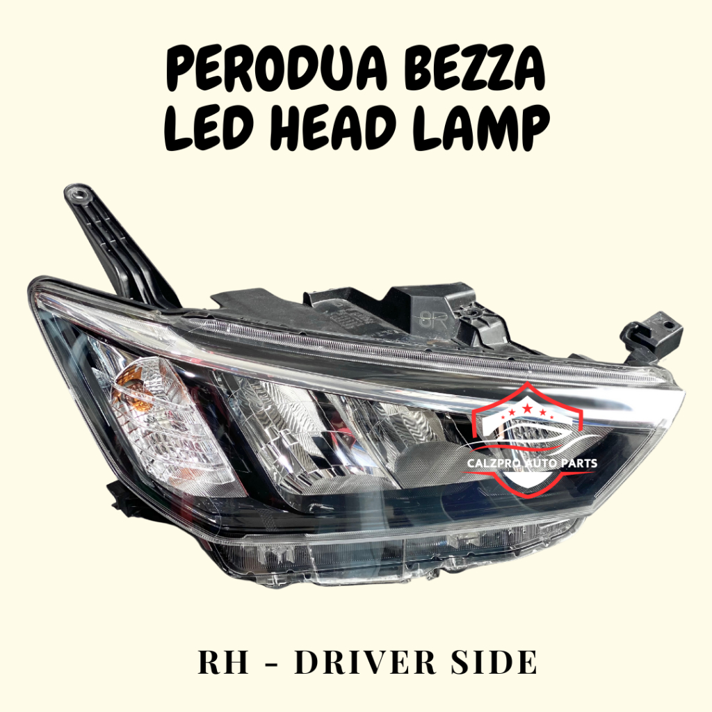 100% ORIGINAL NEW / USED PERODUA BEZZA LED HEAD LAMP HEAD LIGHT LAMPU ...