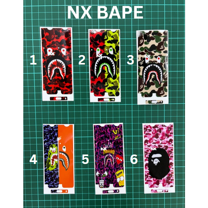 Sticker / Skin for NX NANOS With Bape Design (Sticker Only) | Shopee ...
