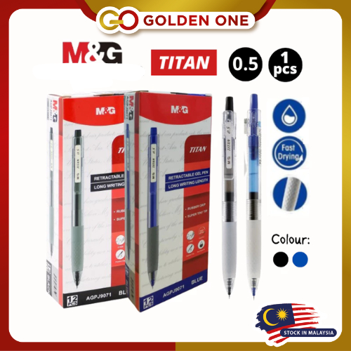 M&G Retractable Gel Pen-TITAN AGPJ9071 (Price For 1Pcs