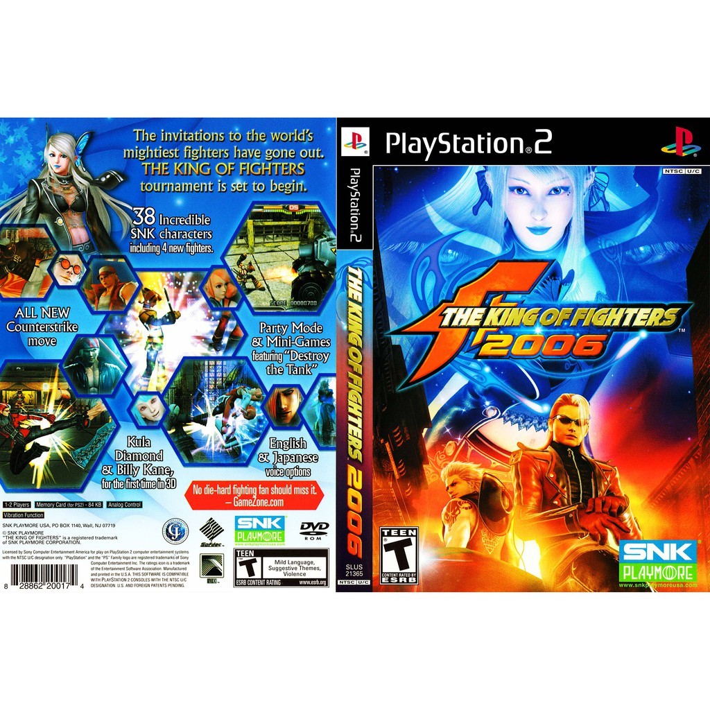 PS2 King of Fighters 2006 (DVD GAME) | Shopee Malaysia