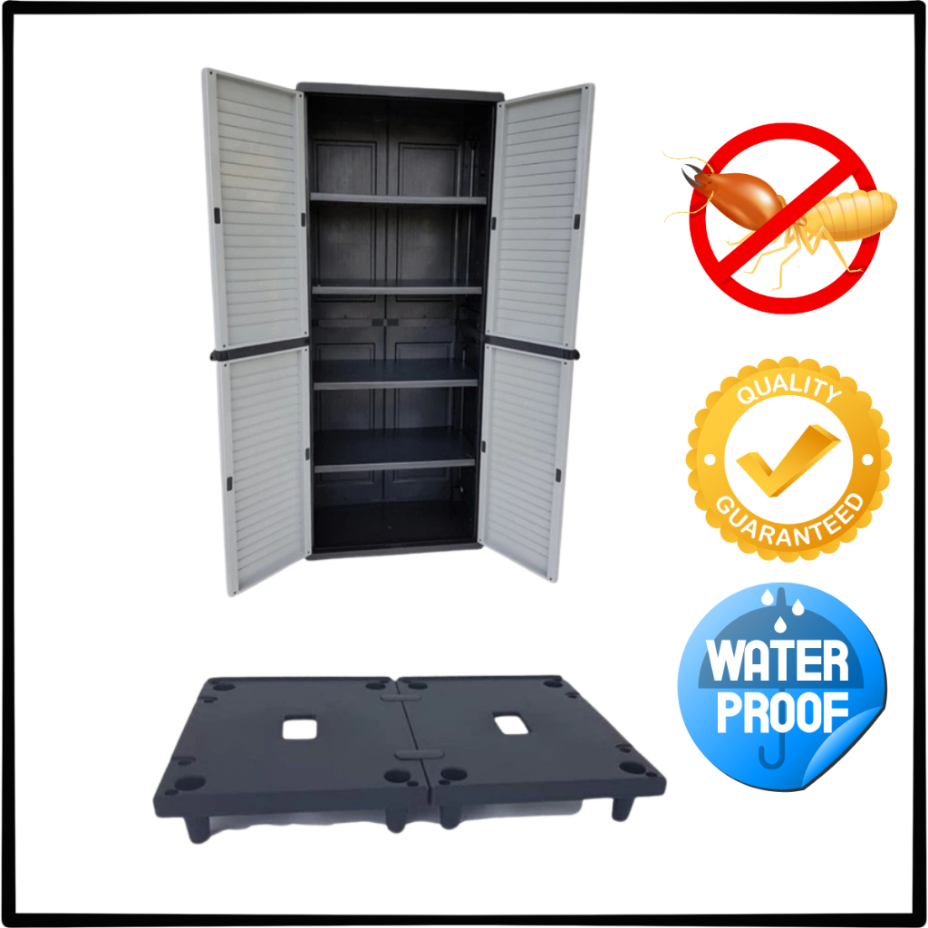 VCON Wardrobe Plastic Outdoor Waterproof Organizer Storage Home And ...