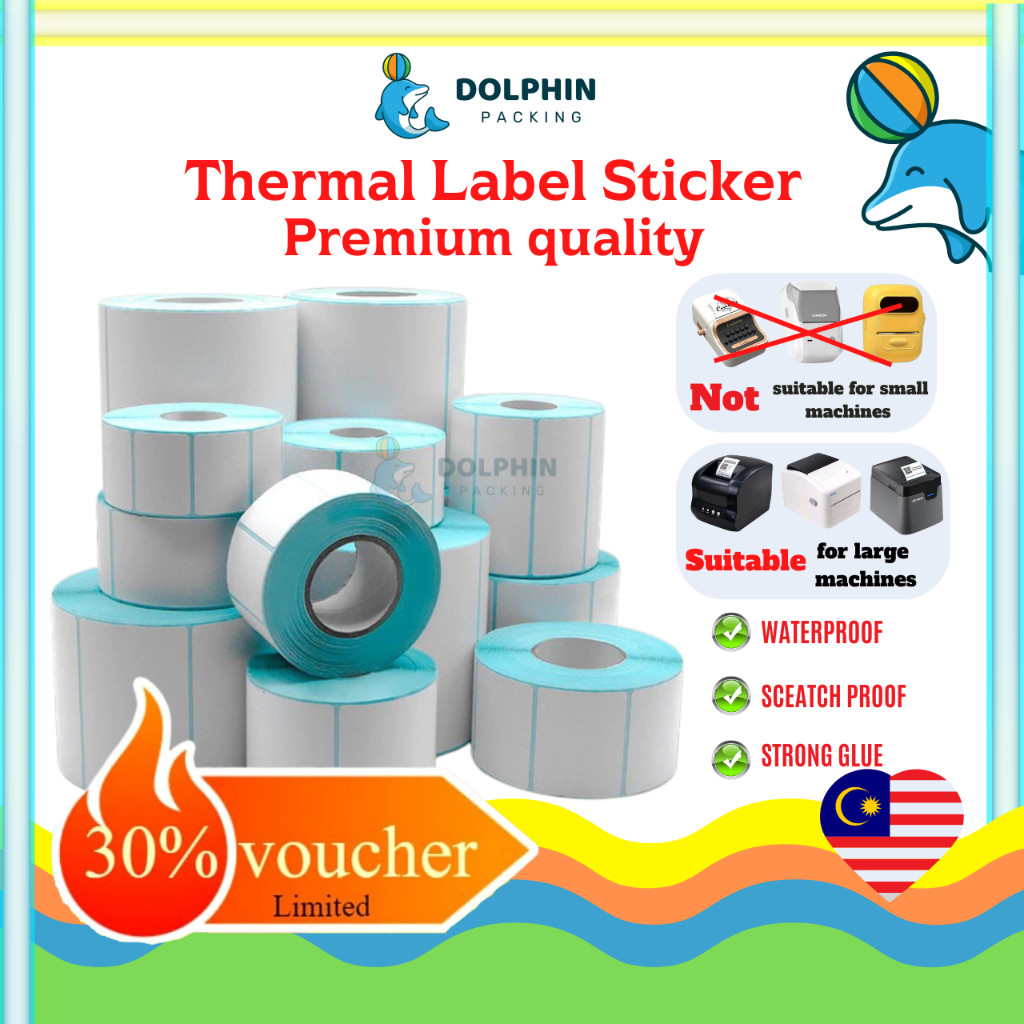 Thermal Sticker Thermal Paper Barcode Label Sticker Price Tag Product ...