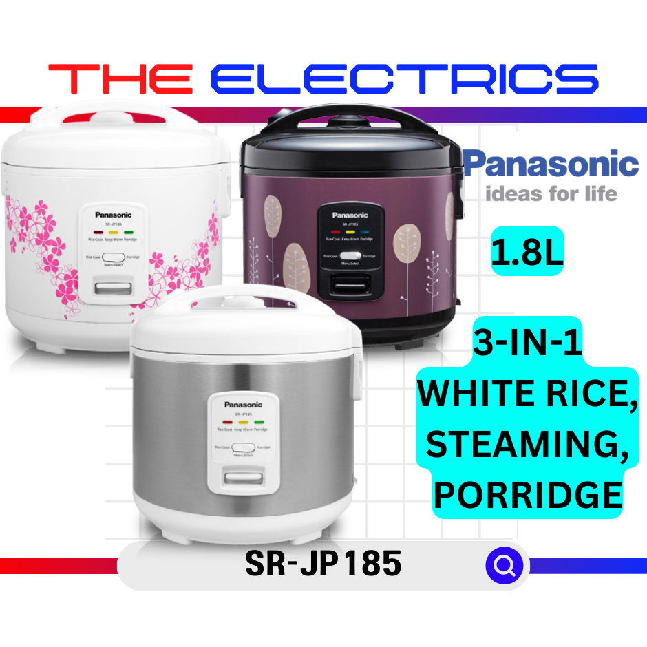PANASONIC 1.8L MECHANICAL JAR RICE COOKER SR-JP185SSK / SR-JP185TSK ...