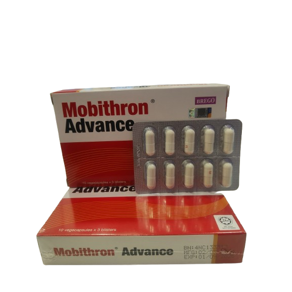MOBITHRON ADVANCE BREGO (30 CAPSULES) SUPPLEMENT UNTUK SOKONGAN LUTUT ...