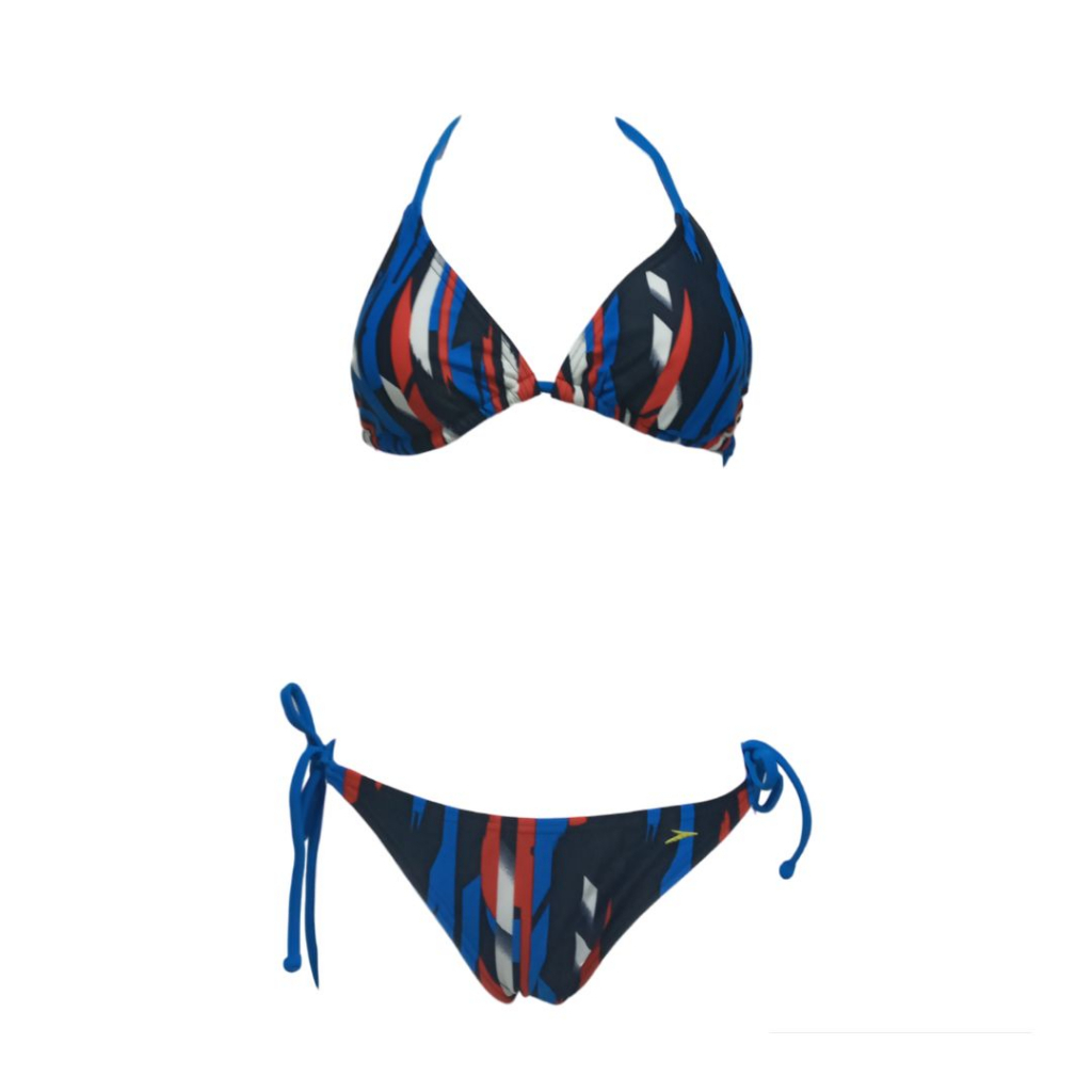 Speedo Hydrojet Allover 2 Piece Triangle Tieside Navy/Red_8-084288104 ...