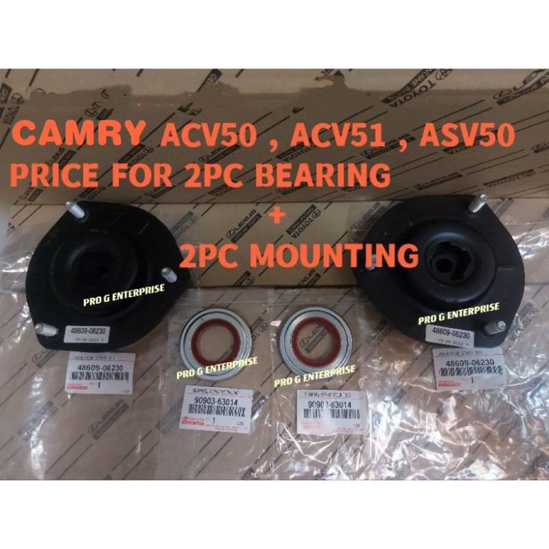 [THAILAND]TOYOTA CAMRY ACV50 ASV50 AVV50 FRONT ABSORBER MOUNTING AND ...