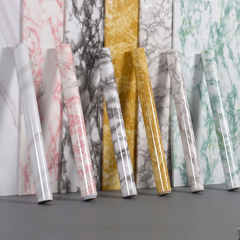 5m*60cm Marble Wallpaper Self Adhesive Furniture Film Waterproof ...