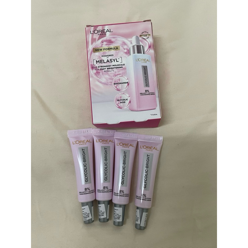 Sample Loreal Paris Glycolic Bright 8 Melasyl Glycolic Niacinamide