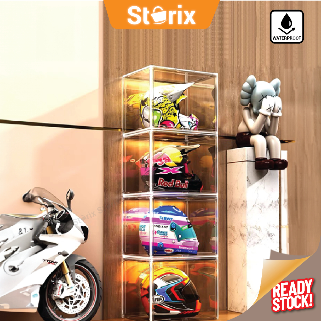 Storix Transparent Acrylic Magnetic Door Waterproof and Anti-Dust ...