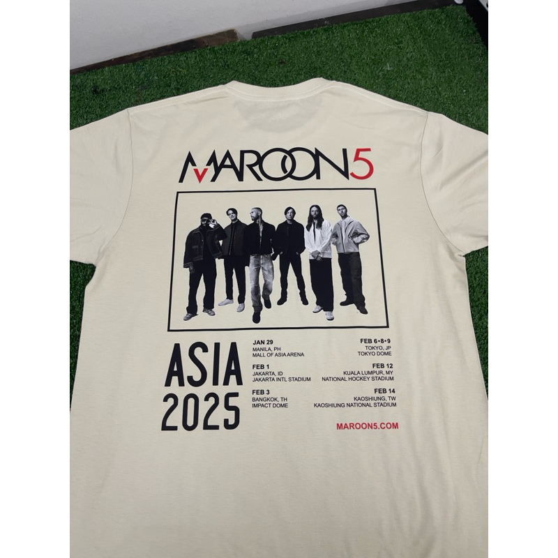 MAROON 5 ASIA TOUR (PREMIUM COTTON 200gsm) | Shopee Malaysia