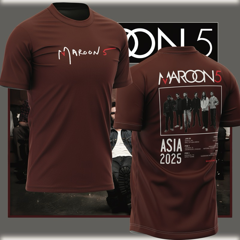 MAROON 5 ASIA TOUR (PREMIUM COTTON 200gsm) | Shopee Malaysia