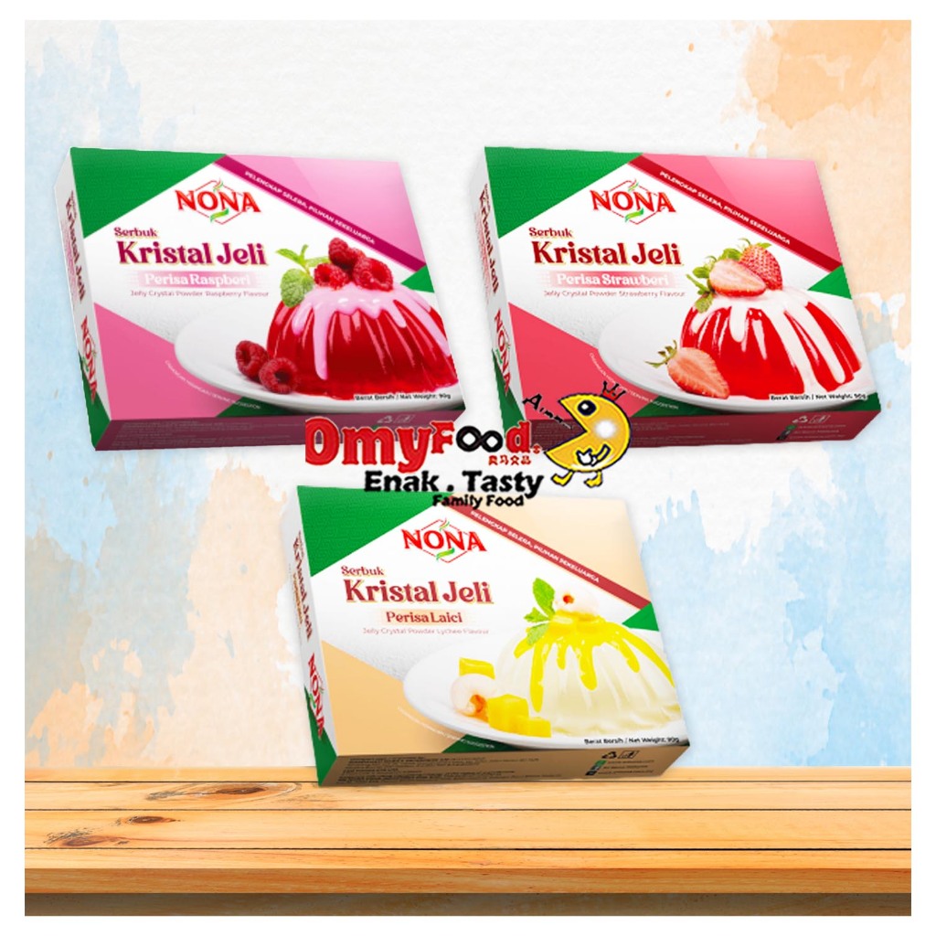 90g NONA Jelly Crystal Powder [Lychee / Strawberry / Raspberry][OmyFood ...