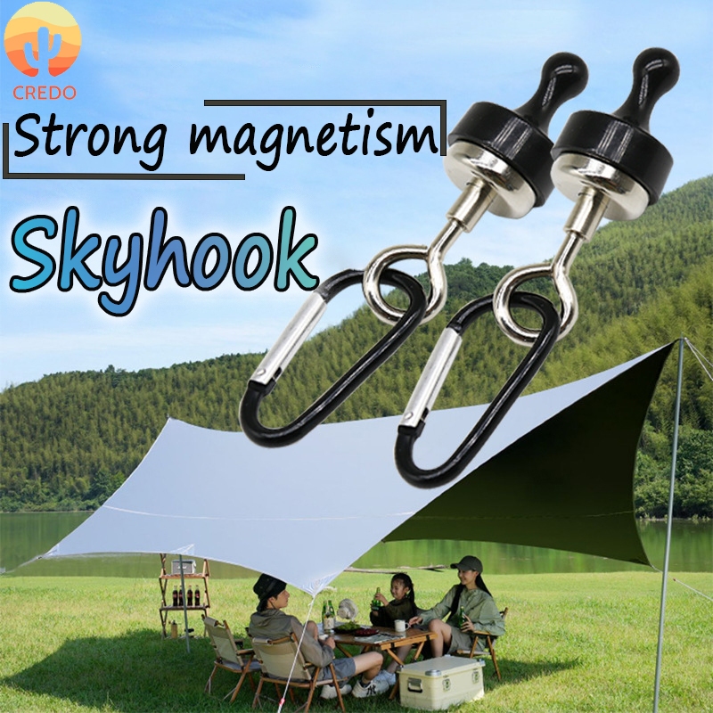 Outdoor Strong Magnet Hook Camping Multifunctional Hanging Hook Light ...