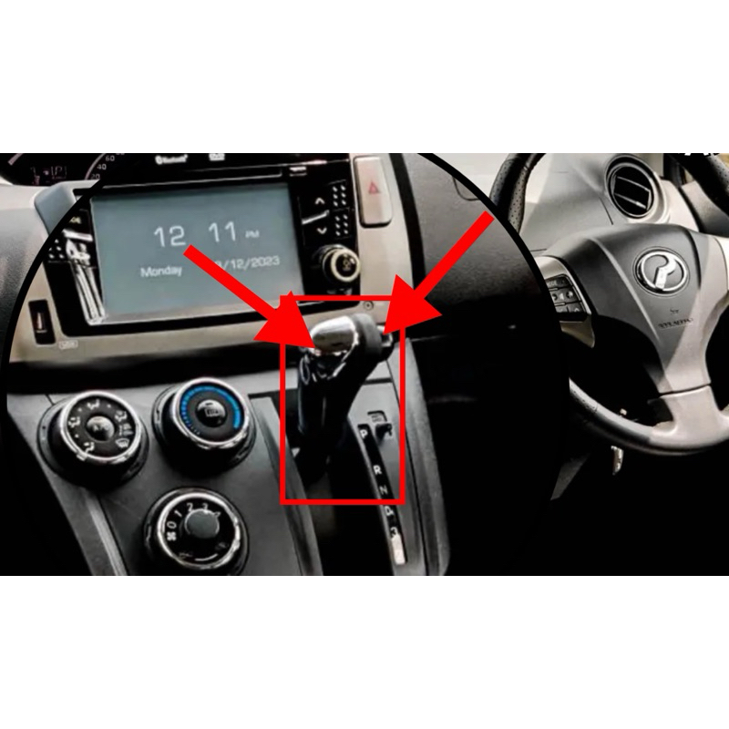 ORIGINAL PERODUA ALZA 2018-2022 AUTO GEAR KNOB ASSY GEAR LEVER