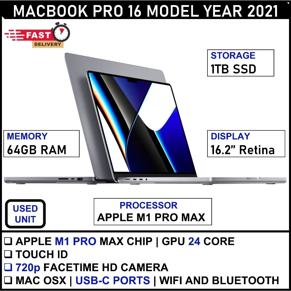 (Refurbished Laptops) MBP 16/14/13 / 15 / MBA 13 / MBA Core i5 / i7 ...