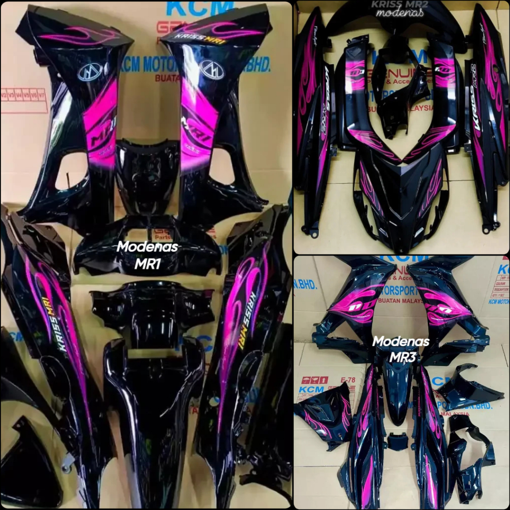 COVERSET MODENAS KRISS MR1 / MR2 / MR3 2023 DESIGN API | Shopee Malaysia