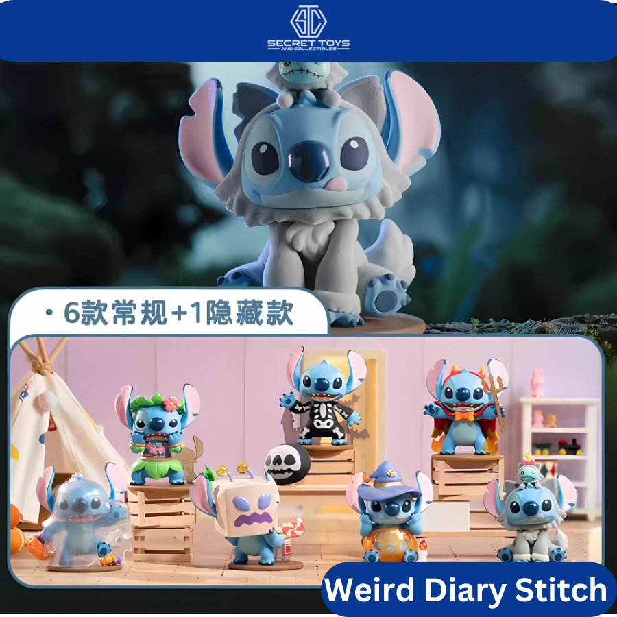 Ready Stock TOPTOY Stitch Weird Diary Halloween & Disney Stitch Wacky ...