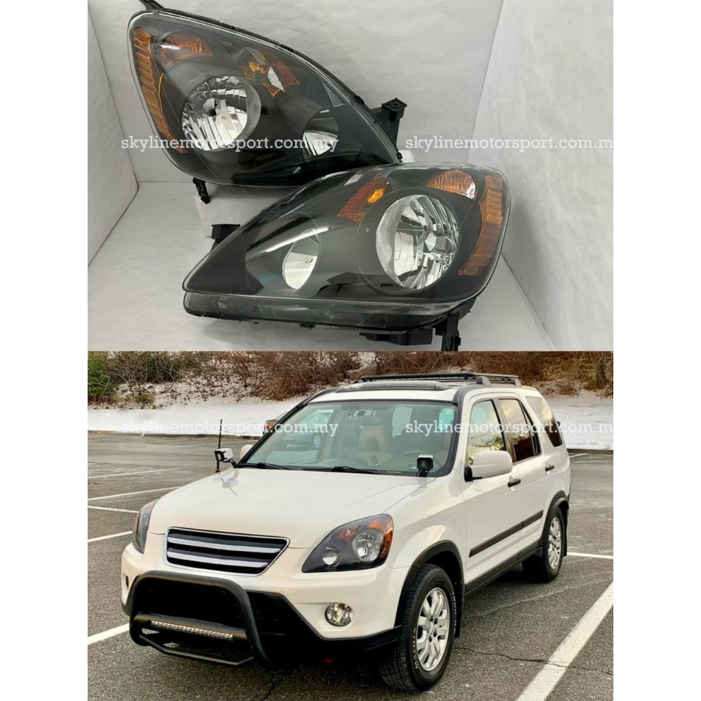 Honda CRV CR-V G2 RD7 Head Lamp Headlight JDM Black Base Brand OEM 2004 ...