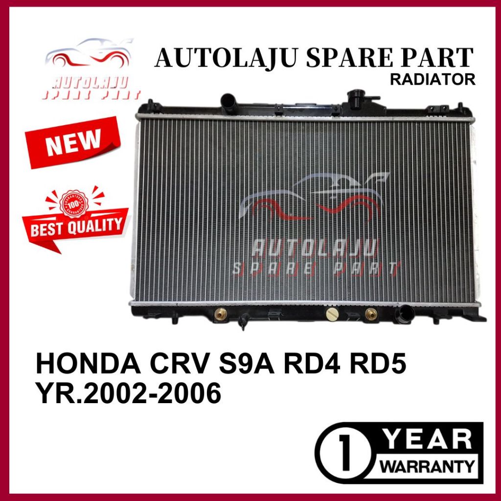 HONDA CRV S9A RD4 RD5 (2002-2006) PA26 26MM DOUBLE LAYER RADIATOR HIGH ...