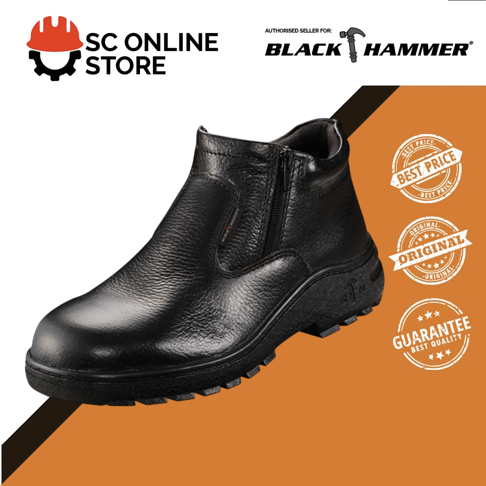 Mid Cut Black Hammer Safety Boot Black Hammer Classic Series Mid