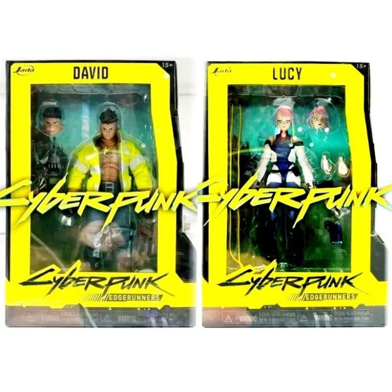 Jada Toys Action Figure Cyberpunk Edgerunners Lucy (14 Cm) - Personaggio Da Collezione Con Accessori, Testa E Mani Intercambiabili, Licenza Ufficiale - 2